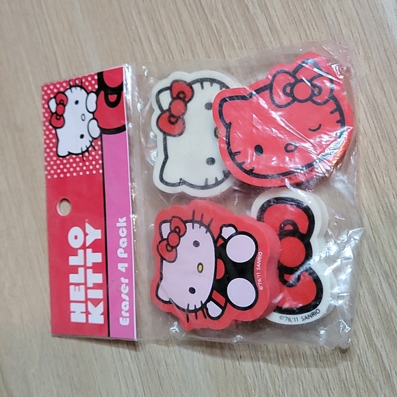 Hello Kitty Other - Vintage Hello Kitty Eraser 4 pack